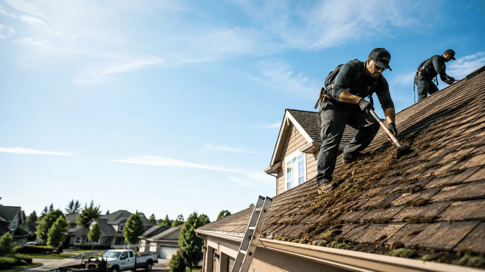 Roof Moss Removal in London, TX near me